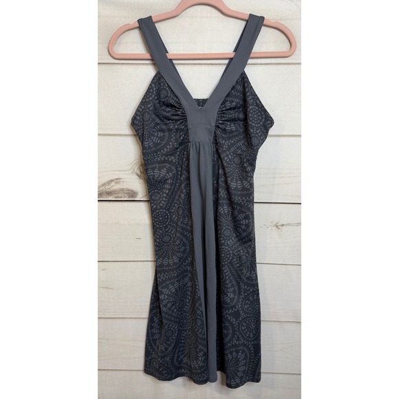 Patagonia Dresses & Skirts - Patagonia Kamala Dress Womens Medium Grey Print V-Neck Sleeveless 58896SP11